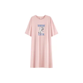 PBENO PD Nightgown Women's Girly Pink