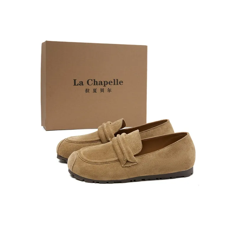 La Chapelle Loafers Women's Yellow/Apricot/Khaki-12