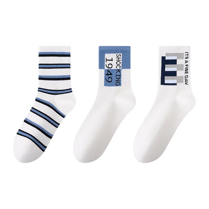 Caramella Mid-Calf Socks Men's 3 Pack-6