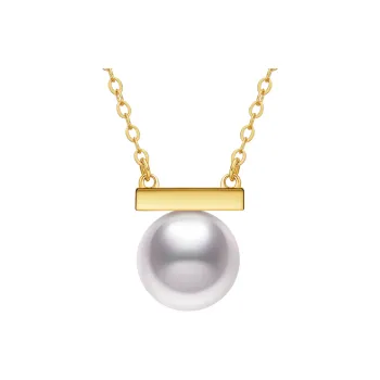 ME LUXE Pearl Pendant, Minimalist Style, Elegant Women's