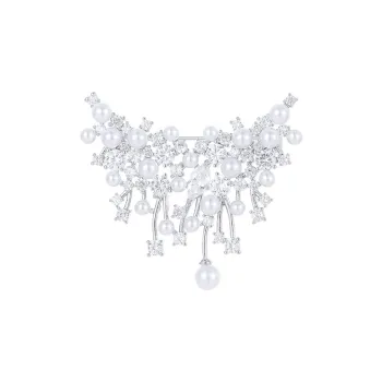 VIOLET Copper Alloy Brooches Women's