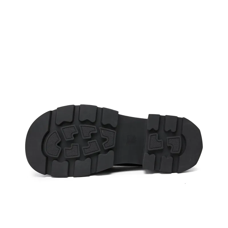 La Chapelle Loafers 4.1cm Women's Black-5