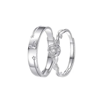CHINA GOLD S999 Fine Silver Rings Unisex