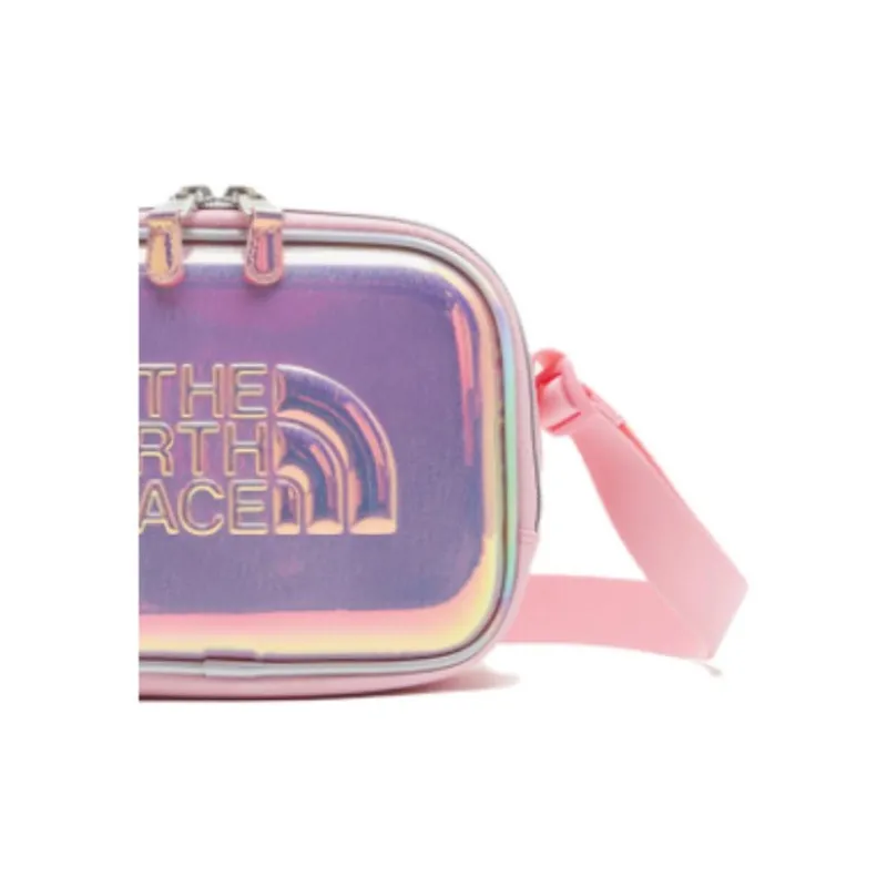 THE NORTH FACE Polyester Shoulder Bag, Crossbody Bag Small Size Women's Light Pink-4