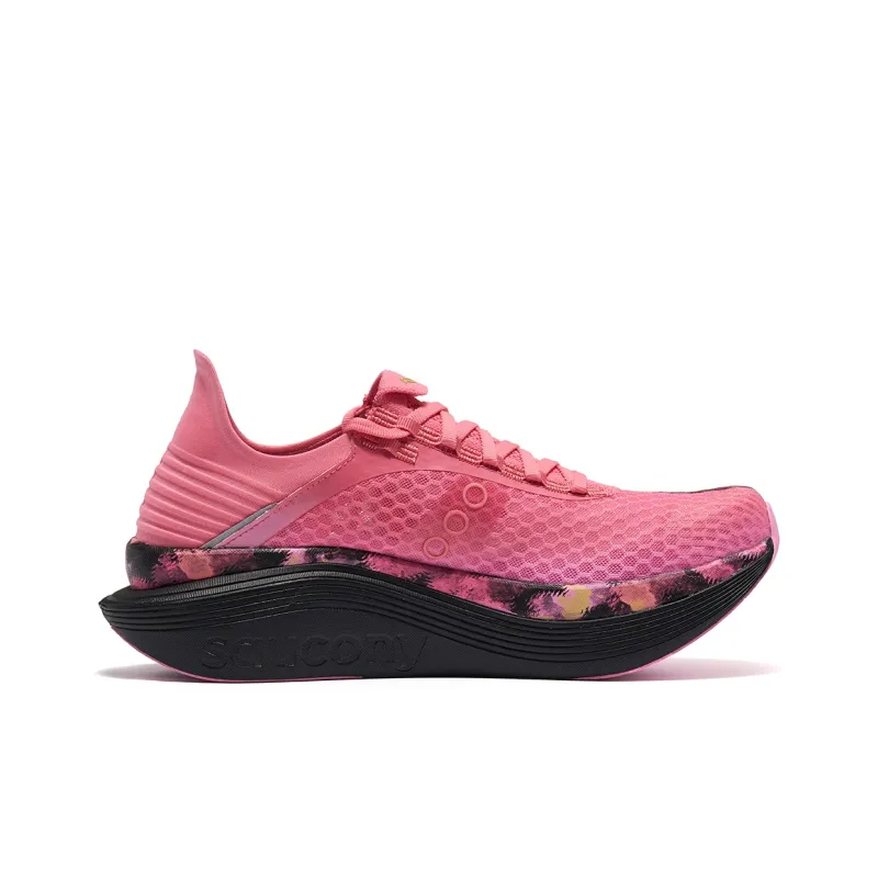 Saucony Endorphin Elite Abrasion-Resistant Low-Top Running Shoes Unisex Pink-1