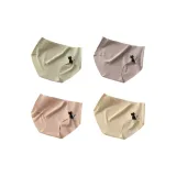 E Set-Ribbed Cat Shadow-Green+Purple+Pink+Skin (4 Pack)