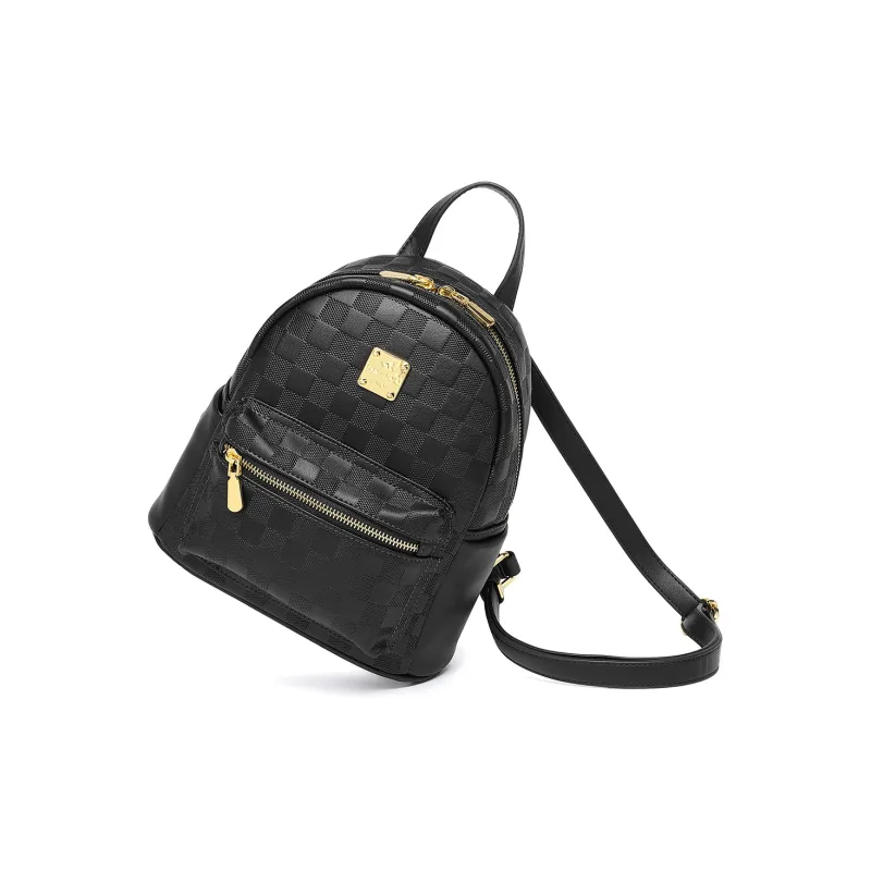 BOBDOG PU Backpack Women's Ecru/Black-4