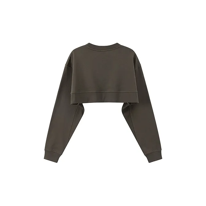 CHUU Sweatshirts Women's Carbon Gray-1