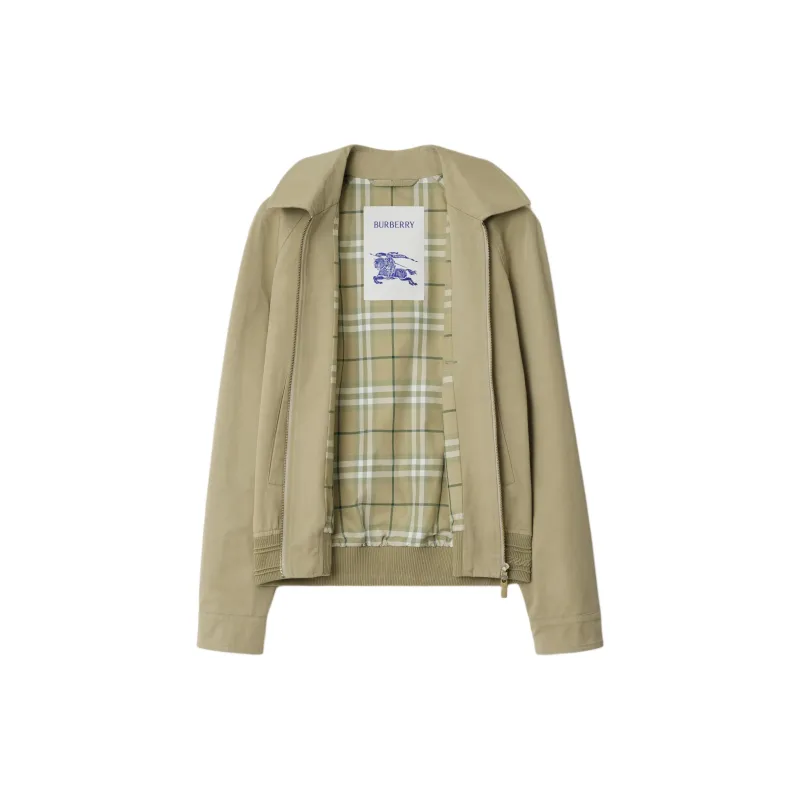 Burberry Long Sleeved Zip Up Jacket-1