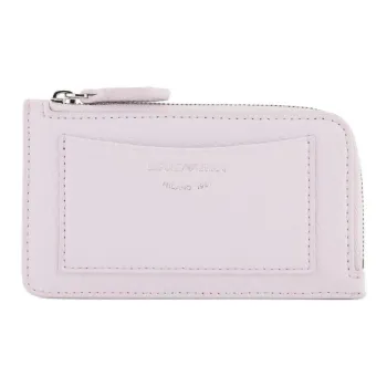 EMPORIO ARMANI Logo Stamp Zip Up Card Holder