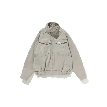Urban Techwear Solid Color Loose Fit Casual Long Sleeved Jackets & Coats Unisex