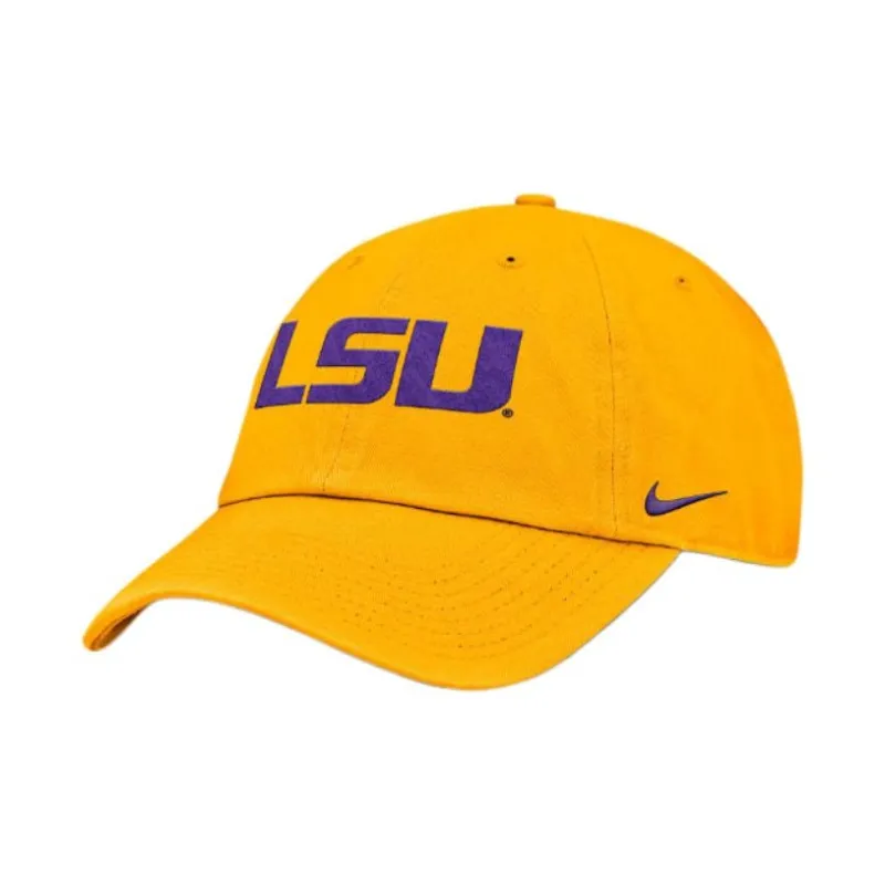 Nike Lsu Tigers Primetime Club Men's Nike College Adjustable Hat-0