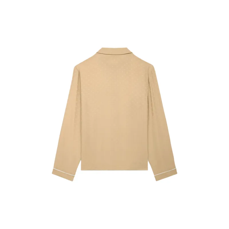 CELINE Triomphe Shirt Women's Khaki-1