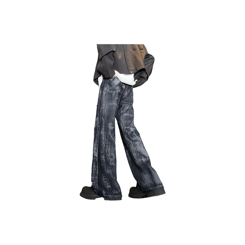 SWAMP AREA Jeans Unisex Black-1