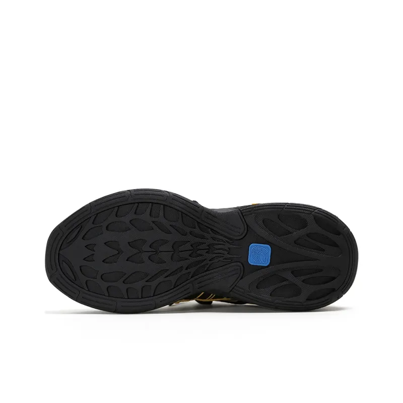 ADCDAVINCI Functional Wind Series Lightweight Anti-Slip And Wear-Resistant Low-Top Casual Shoes Unisex Black Yellow-5