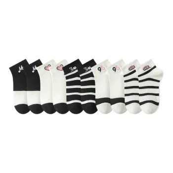 Cotton Gene Ankle Socks Women's 10 Pack