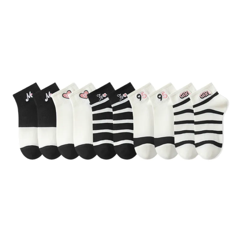 Cotton Gene Ankle Socks Women's 10 Pack-0