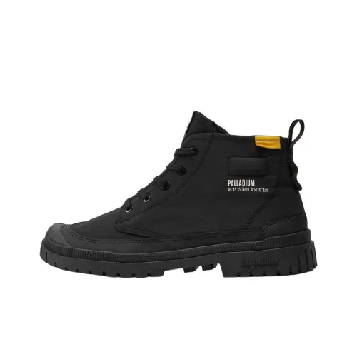 Palladium Breathable And Wear resistant Short Outdoor Boots Men's Black