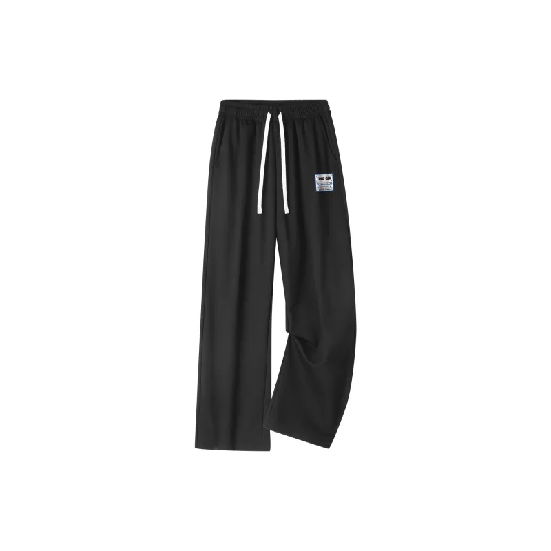TINA GIA Knitted Sports Pants Unisex Dark Gray-0