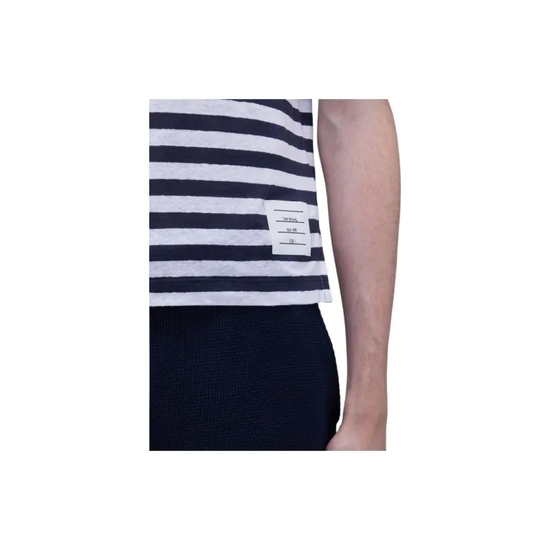 THOM BROWNE Striped Crewneck T Shirt-3