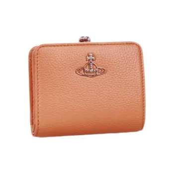 Vivienne Westwood Leather Wallet Women's Orange