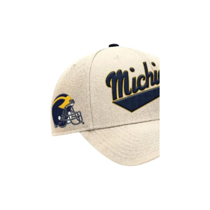 Jordan Michigan Wolverines Primetime Rise Men's Jordan Brand College Adjustable Hat-1