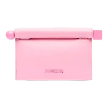 Jacquemus Rond Carré Logo Detailed Clutch Bag