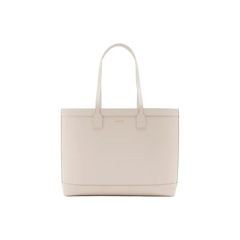 Burberry London Calfskin Tote Bag, Shopping Bag, Shoulder Bag Medium Size Women's Lime Gray-0