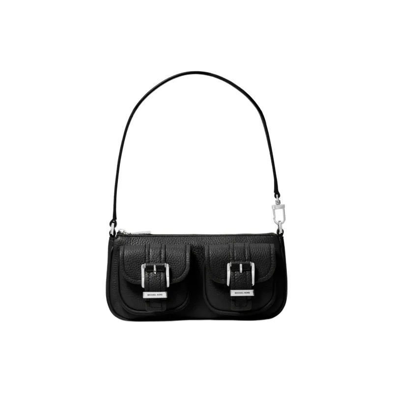 MICHAEL KORS Cow Leather Handbag Small Size Women's Black-0
