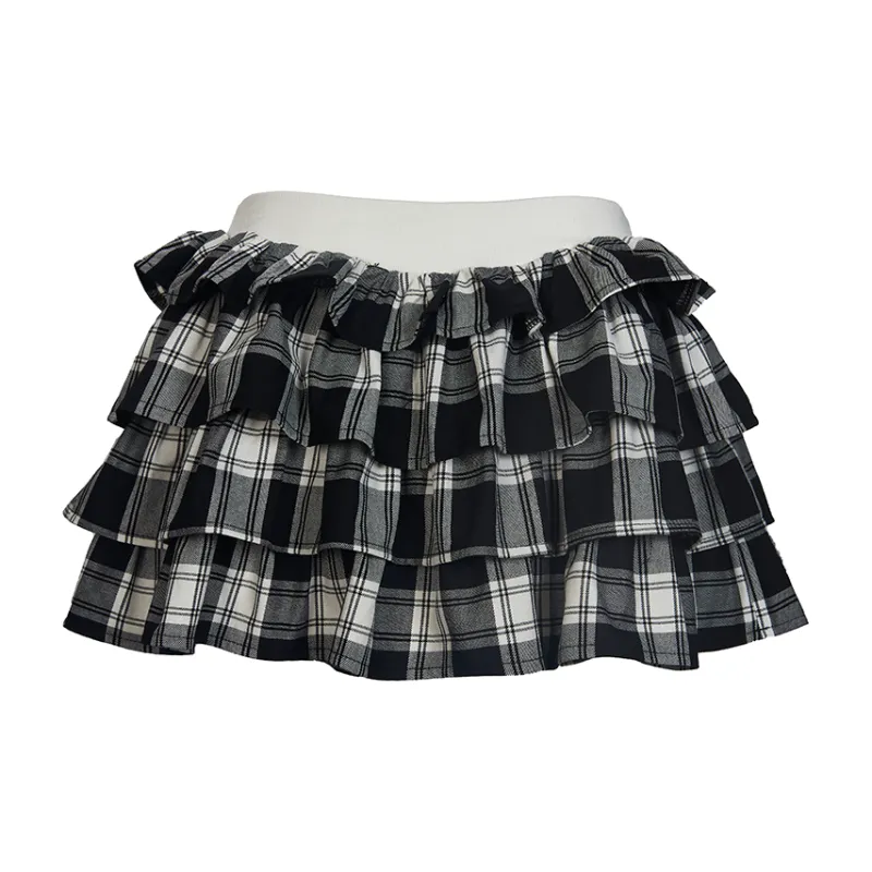 AURORA MUSE Casual Short Skirts Women's Black-3