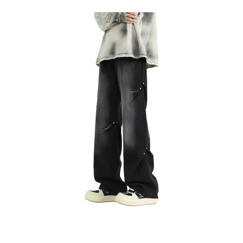 PAINT STAIN Jeans Unisex Dark Purple-53