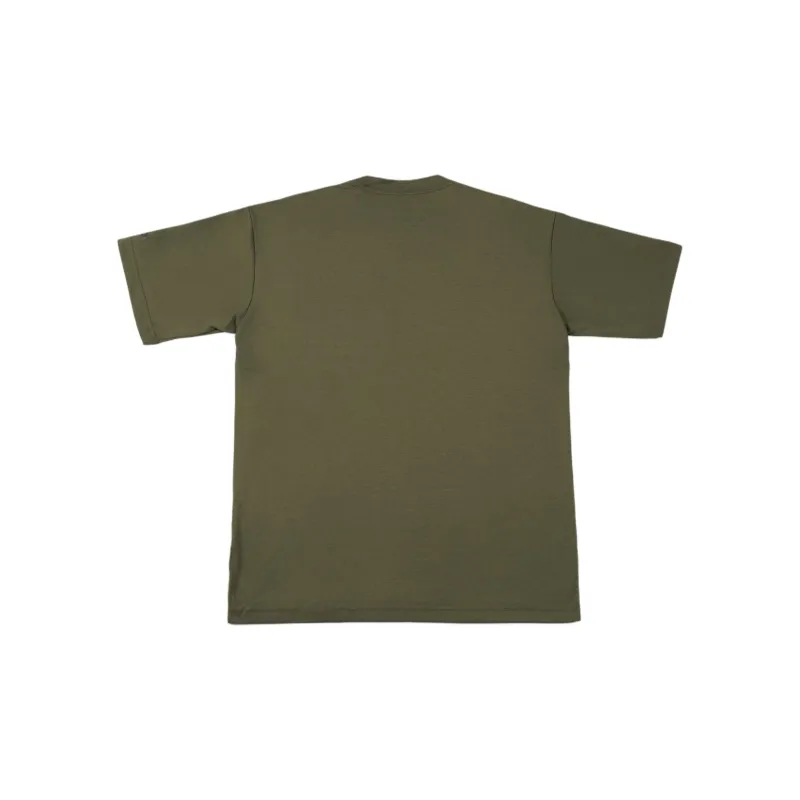 Oakley Drop Shoulder Sleeve T-Shirt Unisex Army Green-1