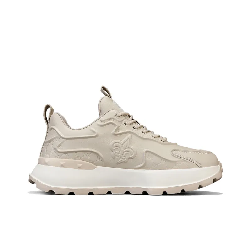 NFL New Orleans Saints Wrapping, Wear Resistant And Non Slip Low Top Casual Shoes Men's Apricot-1
