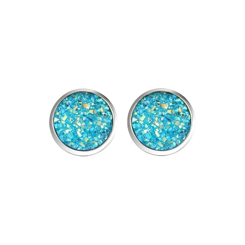 QIANFANGDAHUANGYE Zircon Stud Earrings Women's-0