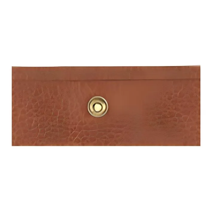 LONGCHAMP Le Foulonné Cow Leather Coin Purse Regular Women's Brown-2