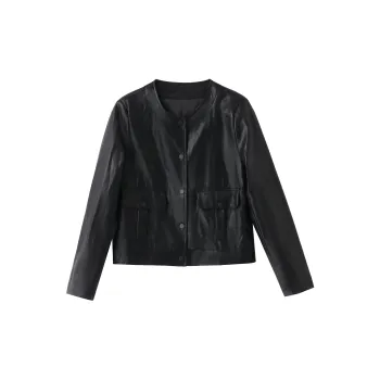 Yi Mengyuan Leather Jacket Women's