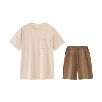 Good Fortune Pajama Set Men's Apricot