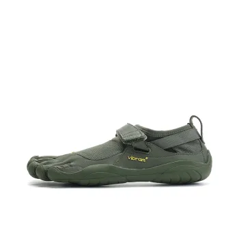 Vibram KSO Slip Resistant Support Lightweight Low Top Training Shoes Men's Army Green