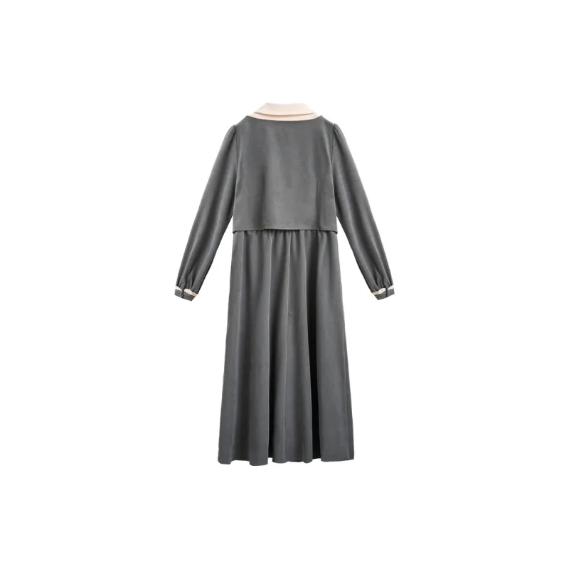 ZIHAN Long-Sleeved Dresses Women's-3