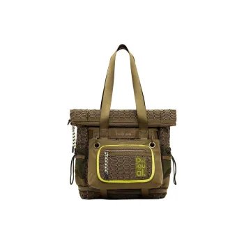 Desigual Fabric One Shoulder Handbag, Combo Bag Tubas Women's Moss Green