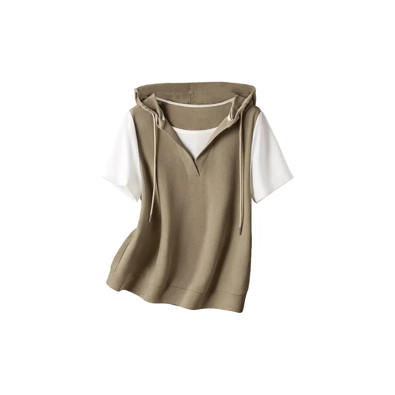 Cypress House Skirt Set Women's Khaki & White-3