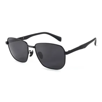 JEKA Metal Square Sunglasses Men's