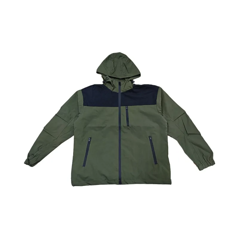 Yalu Windbreaker Jacket Unisex Army Green-0