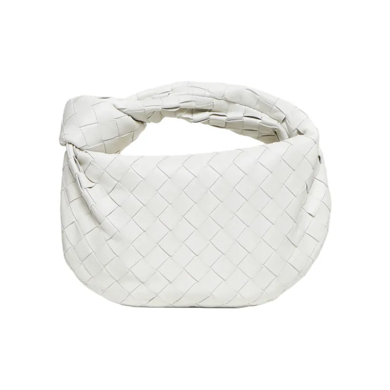 Bottega Veneta Leather Handbag Mini Women's White-0