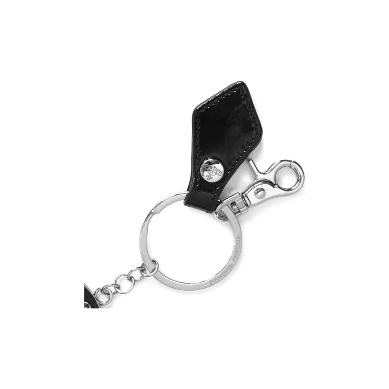 ★Vivienne Westwood★ 23FW ORB Logo Plaque Keyring 82030102U Vivienne Westwood Orb Logo Plaque Keyring - POIZON