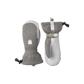 HESTRA Goat Leather Sports Gloves Women's Light Gray