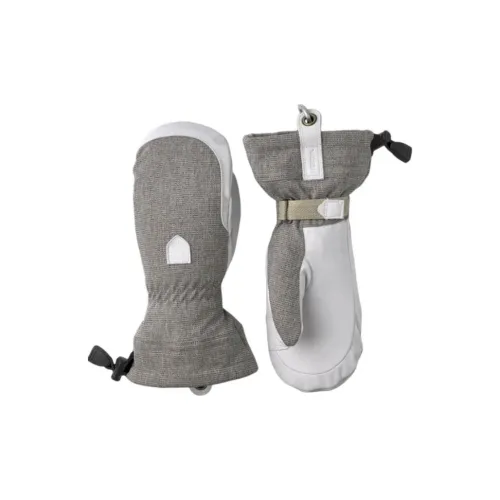 HESTRA Goat Leather Sports Gloves Women's Light Gray