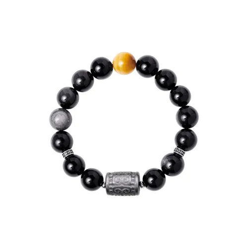 ALIEN BANG Obsidian Jade Bracelets Men's