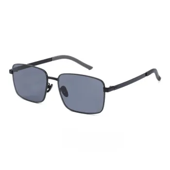 JEKA Metal Square Sunglasses Men's
