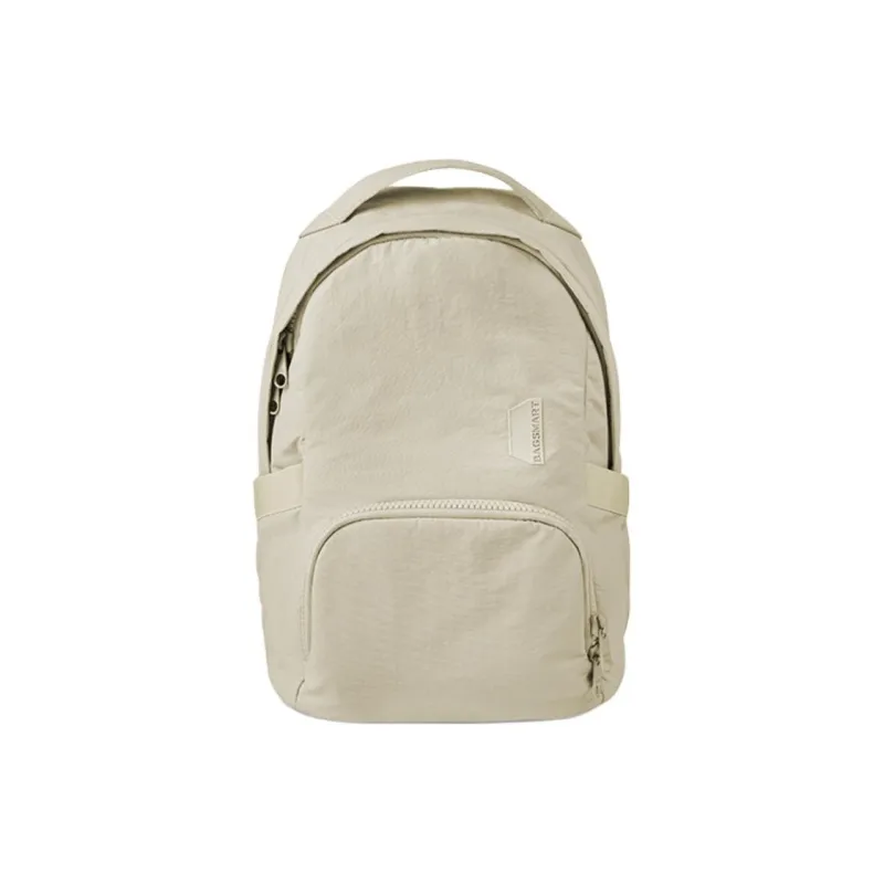 BAGSMART Cotton Nylon Blend Backpack Medium Size Unisex Pink/Black-7